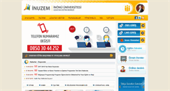 Desktop Screenshot of inuzem.inonu.edu.tr